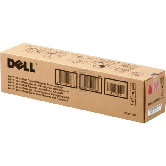 ORIGINAL Toner Dell 5130CDN (Magenta) High Capacity Tonerji in kartuše