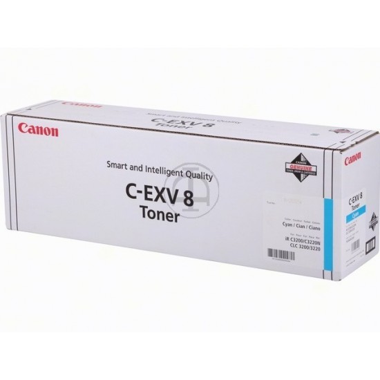 ORIGINAL Canon Toner CEXV8 iR C3200 (Cyan) Tonerji in kartuše