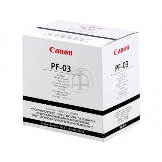 ORIGINAL Canon Printhead PF03 iPF 8000 Tonerji in kartuše