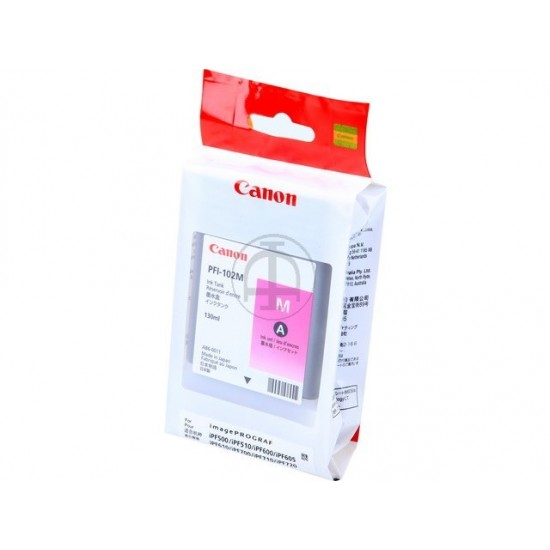 ORIGINAL Canon Ink PFI102M iPF 500 (Magenta) Tonerji in kartuše