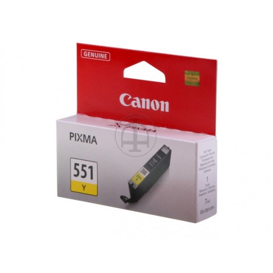 ORIGINAL Canon Ink CLI551Y iP 7250 (Yellow) Tonerji in kartuše