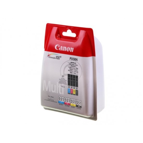 ORIGINAL Canon Multipack CLI-551 (C+M+Y+BK) Tonerji in kartuše