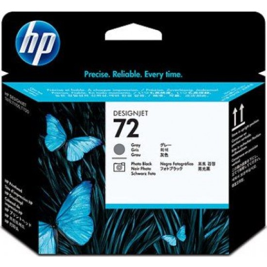 ORIGINAL HP print head No.72 ((Gray)/Black) Tonerji in kartuše