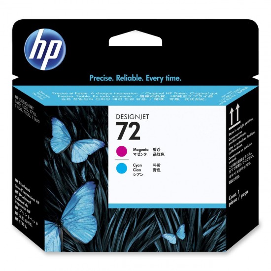 ORIGINAL HP print head No.72 (Magenta/Cyan) Tonerji in kartuše