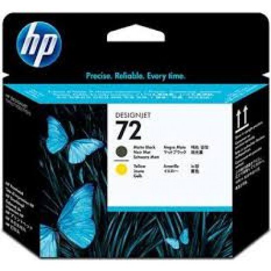 ORIGINAL HP print head No.72 (Matte Black/Yellow) Tonerji in kartuše