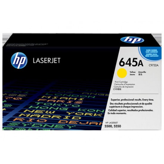 ORIGINAL HP Toner No.645A (Yellow) Tonerji in kartuše