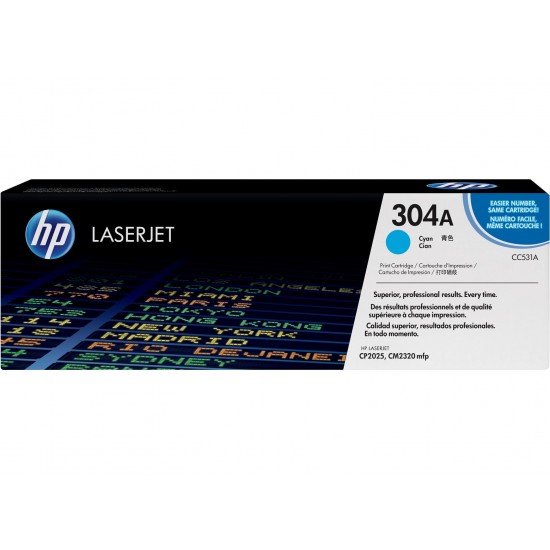 ORIGINAL HP Toner No.304A (Cyan) Tonerji in kartuše