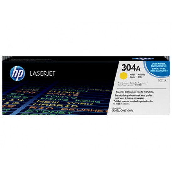 ORIGINAL HP Toner No.304A (Yellow) Tonerji in kartuše
