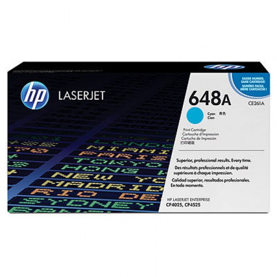 ORIGINAL HP Toner No.648A (Cyan) Tonerji in kartuše