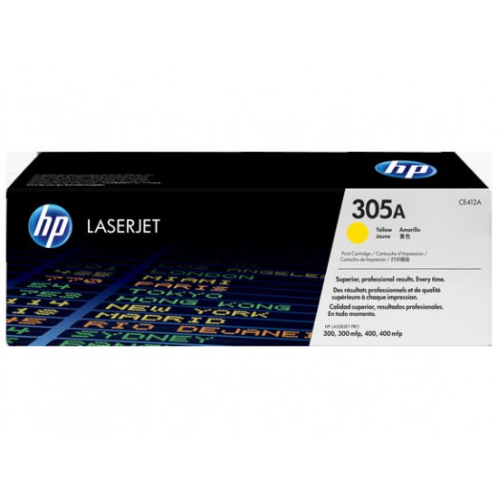 ORIGINAL HP Toner No.305A (Yellow) Tonerji in kartuše