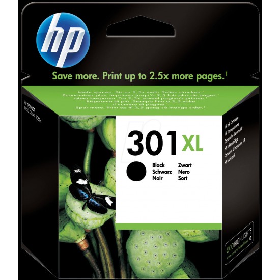 ORIGINAL HP Ink No.301XL (Black) Tonerji in kartuše