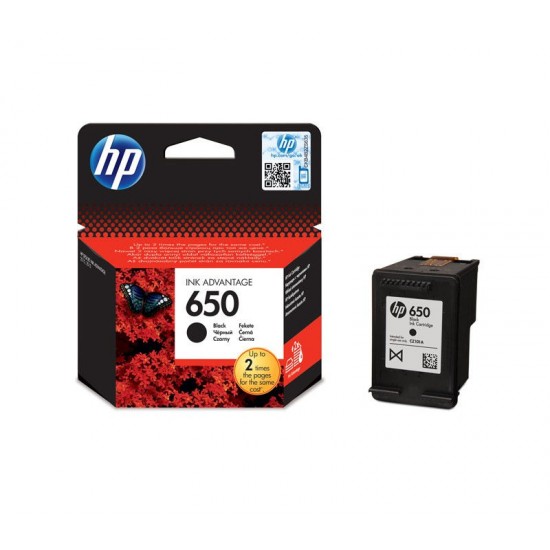 ORIGINAL HP Ink No.650 (Black) Tonerji in kartuše