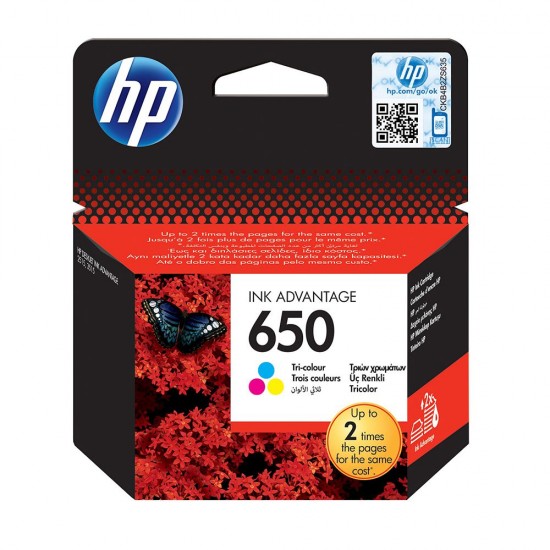 ORIGINAL HP Ink No.650 (Color) Tonerji in kartuše