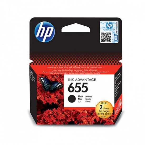 ORIGINAL HP Ink No.655 (Black) Tonerji in kartuše