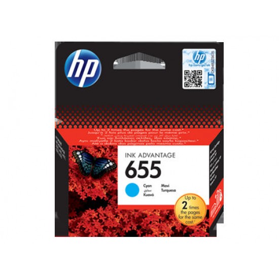 ORIGINAL HP Ink No.655 (Cyan) Tonerji in kartuše