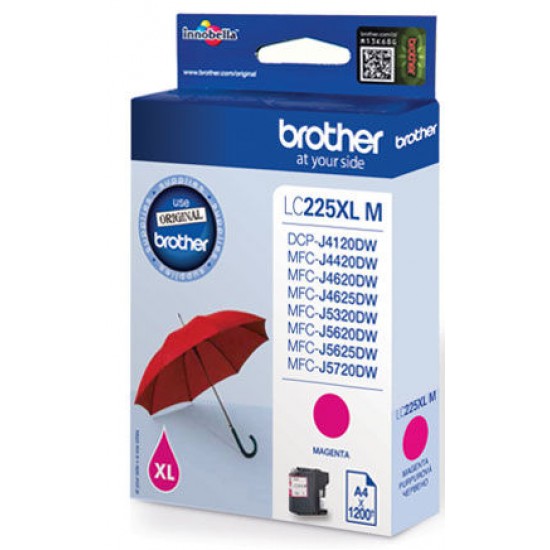 ORIGINAL Brother Ink MFC-J4420/MFC-J4620 (Magenta) XL Tonerji in kartuše
