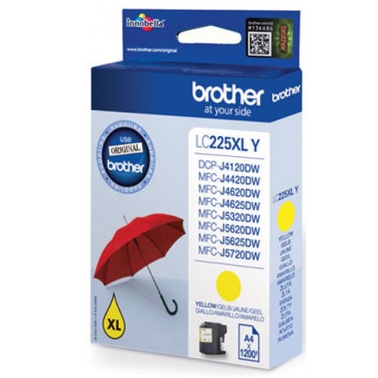 ORIGINAL Brother Ink MFC-J4420/MFC-J4620 (Yellow) XL Tonerji in kartuše