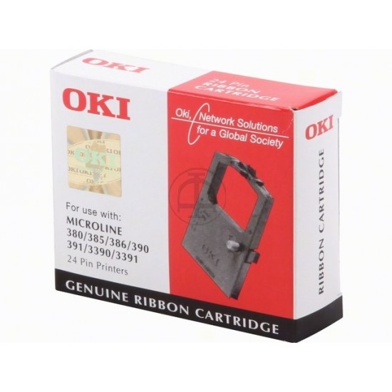 ORIGINAL Oki Ribbon ML380 (Black) Tonerji in kartuše