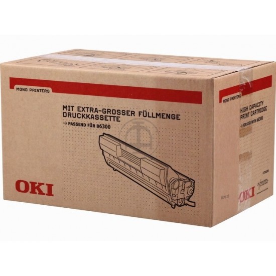 ORIGINAL Oki Toner/OPC B6300 (Black) Tonerji in kartuše
