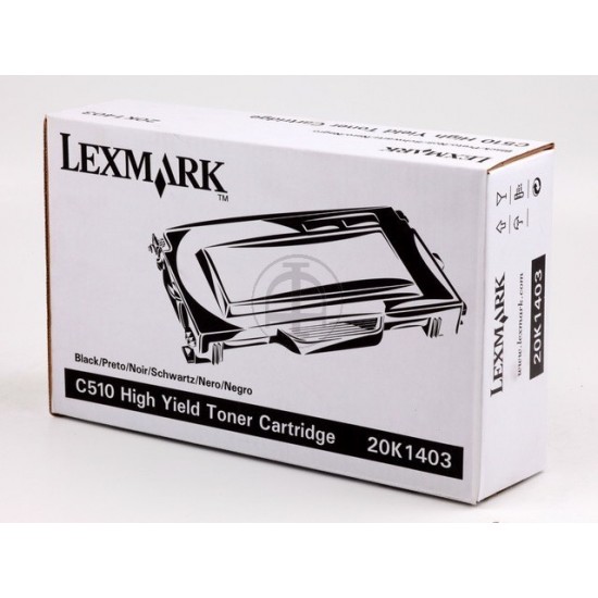 ORIGINAL Lexmark Toner C510 (Black) Tonerji in kartuše