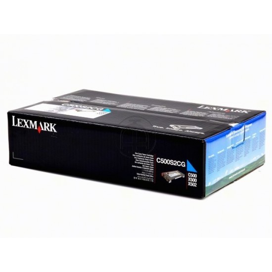 ORIGINAL Lexmark Toner C500n (Cyan) Tonerji in kartuše