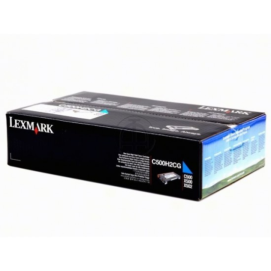 ORIGINAL Lexmark Toner C500n (Cyan) Tonerji in kartuše
