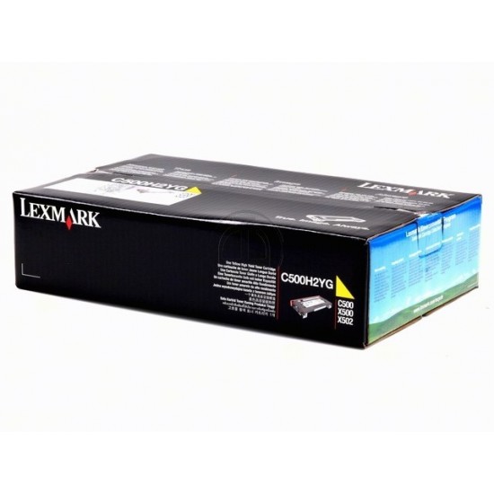 ORIGINAL Lexmark Toner C500n (Yellow) Tonerji in kartuše