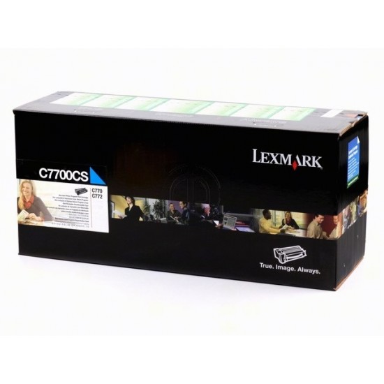 ORIGINAL Lexmark Toner C770 (Cyan) Tonerji in kartuše