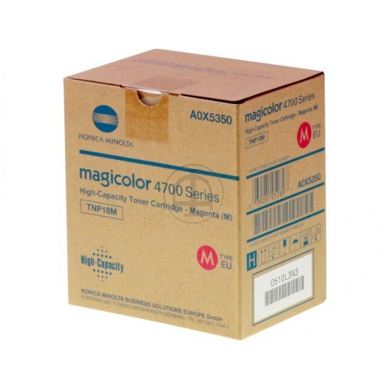 ORIGINAL Konica Minolta Toner MC 4750 (Magenta) Tonerji in kartuše ORIGINAL Konica Minolta Toner MC 4750 (Magenta) Tonerji in kartuše