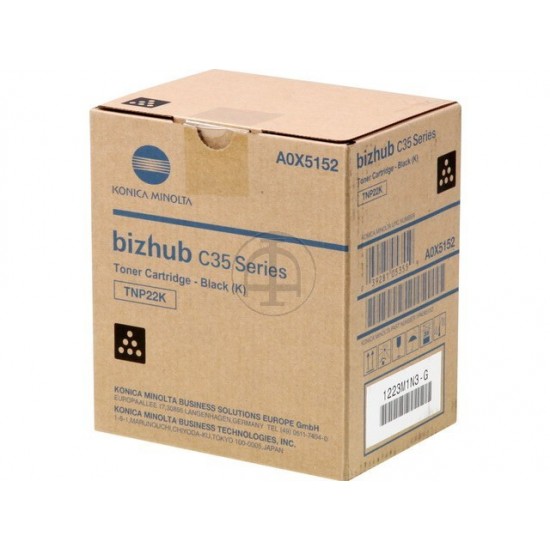 ORIGINAL Konica Minolta Toner Bizhub C35 (Black) Tonerji in kartuše