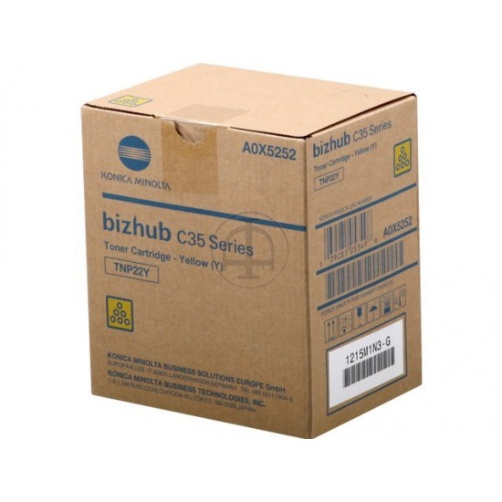 ORIGINAL Konica Minolta Toner Bizhub C35 (Yellow) Tonerji in kartuše