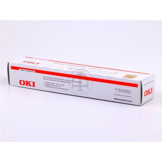 ORIGINAL Oki Toner OP8W (Black) Tonerji in kartuše