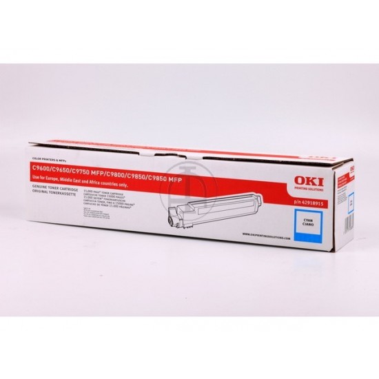 ORIGINAL Oki Toner C9600 (Cyan) Tonerji in kartuše