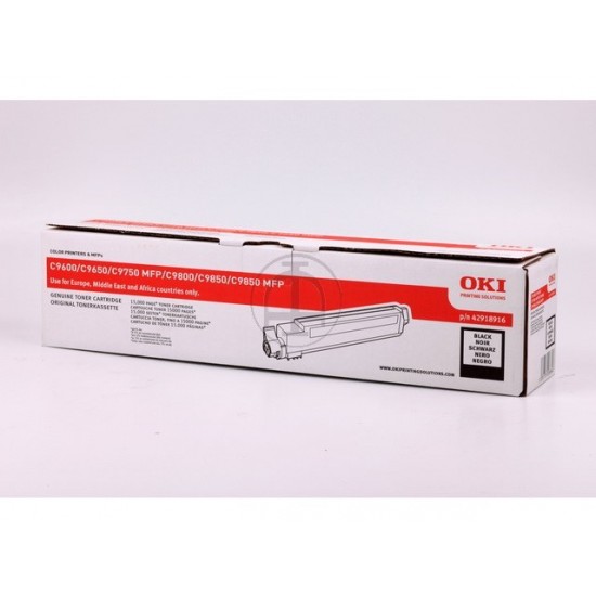 ORIGINAL Oki Toner C9600 (Black) Tonerji in kartuše