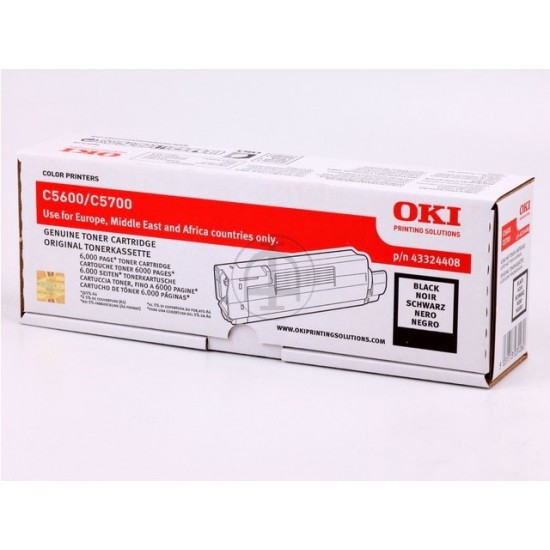 ORIGINAL Oki Toner C5600 (Black) Tonerji in kartuše