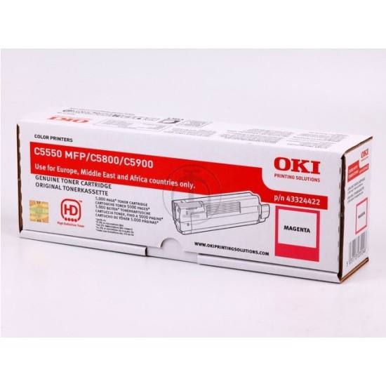 ORIGINAL Oki Toner C5800 (Magenta) Tonerji in kartuše