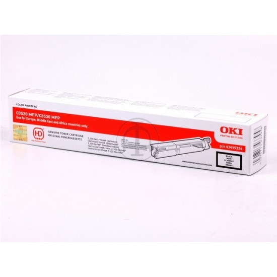 ORIGINAL Oki Toner C3520MFP (Black) Tonerji in kartuše