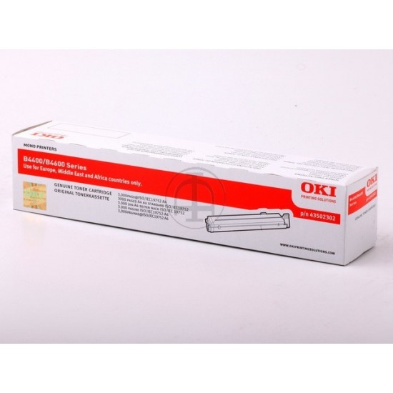 ORIGINAL Oki Toner B4400 (Black) Tonerji in kartuše