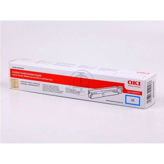 ORIGINAL Oki Toner C3450 (Cyan) Tonerji in kartuše
