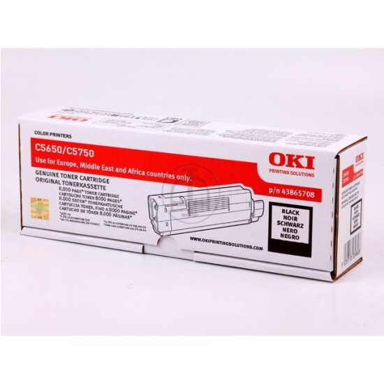 ORIGINAL Oki Toner C5650 (Black) Tonerji in kartuše