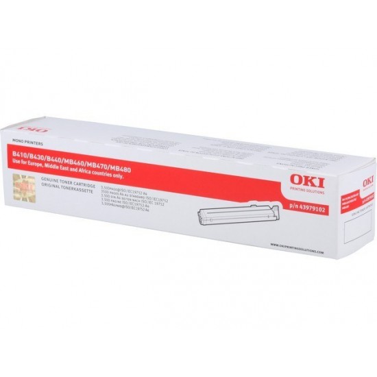 ORIGINAL Oki Toner B410 (Black) Tonerji in kartuše