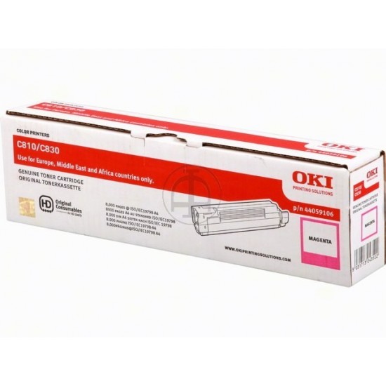 ORIGINAL Oki Toner C800 (Magenta) Tonerji in kartuše