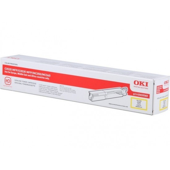 ORIGINAL Oki Toner C3520MFP (Yellow) Tonerji in kartuše