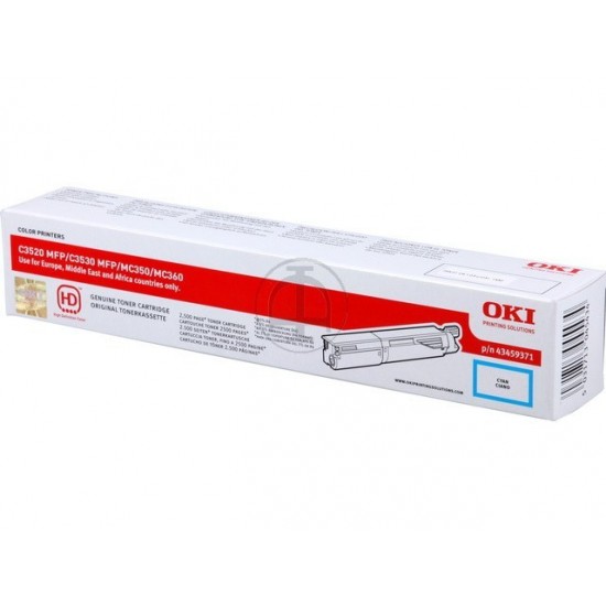 ORIGINAL Oki Toner C3520MFP (Cyan) Tonerji in kartuše