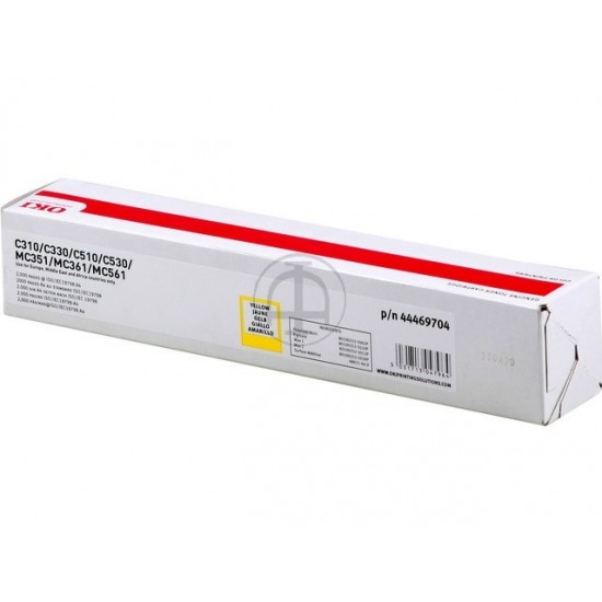 ORIGINAL Oki Toner C310 (Yellow) Tonerji in kartuše