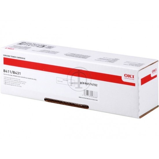 ORIGINAL Oki Toner B411 (Black) Tonerji in kartuše