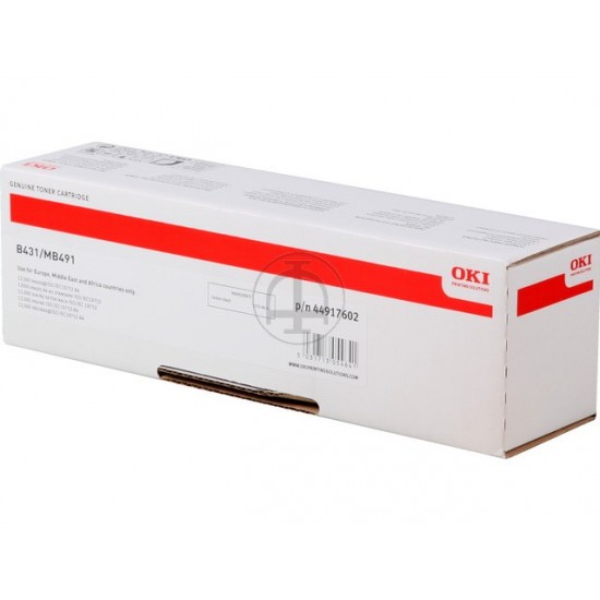 ORIGINAL Oki Toner B431 (Black) Tonerji in kartuše
