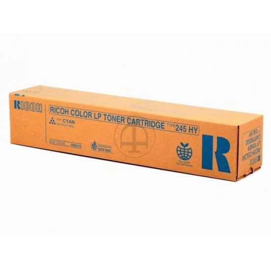 ORIGINAL Ricoh Toner Type 245 Aficio SP C410/420/CL4000 HY (Cyan) (888315) 15K Tonerji in kartuše