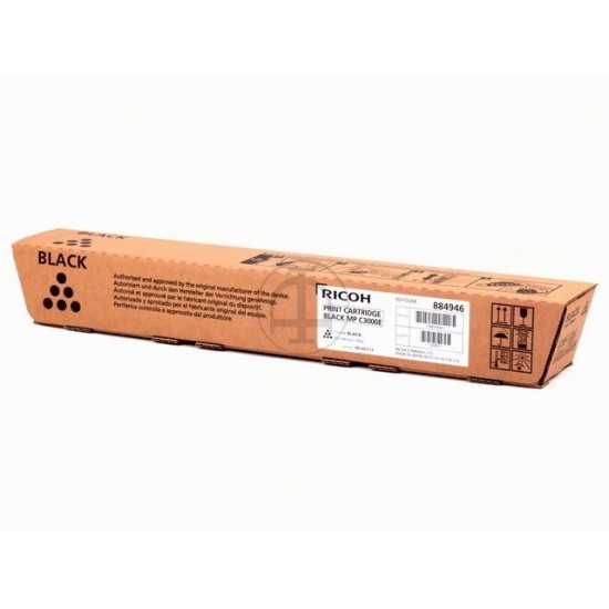 ORIGINAL Ricoh Toner Aficio MP C3000/C2000/C2500 (Black) (842030/ 884946/ 888540/ 888640) 20K Tonerji in kartuše