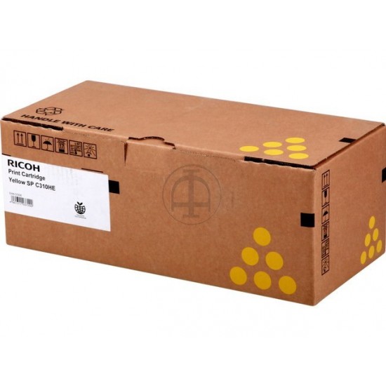 ORIGINAL Ricoh Toner SP C310 (Yellow) HC (407635/ 406482) 6K Tonerji in kartuše